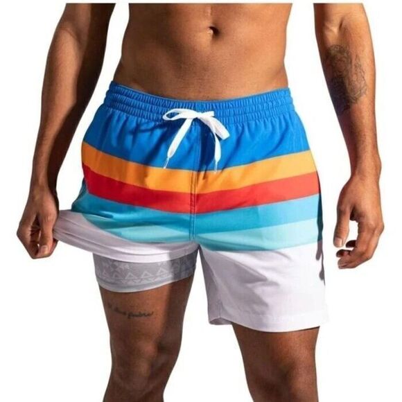 Chubbies The Shorelines 5.5” Classic Stretch Swim Trunks Medium - Picture 2 of 9